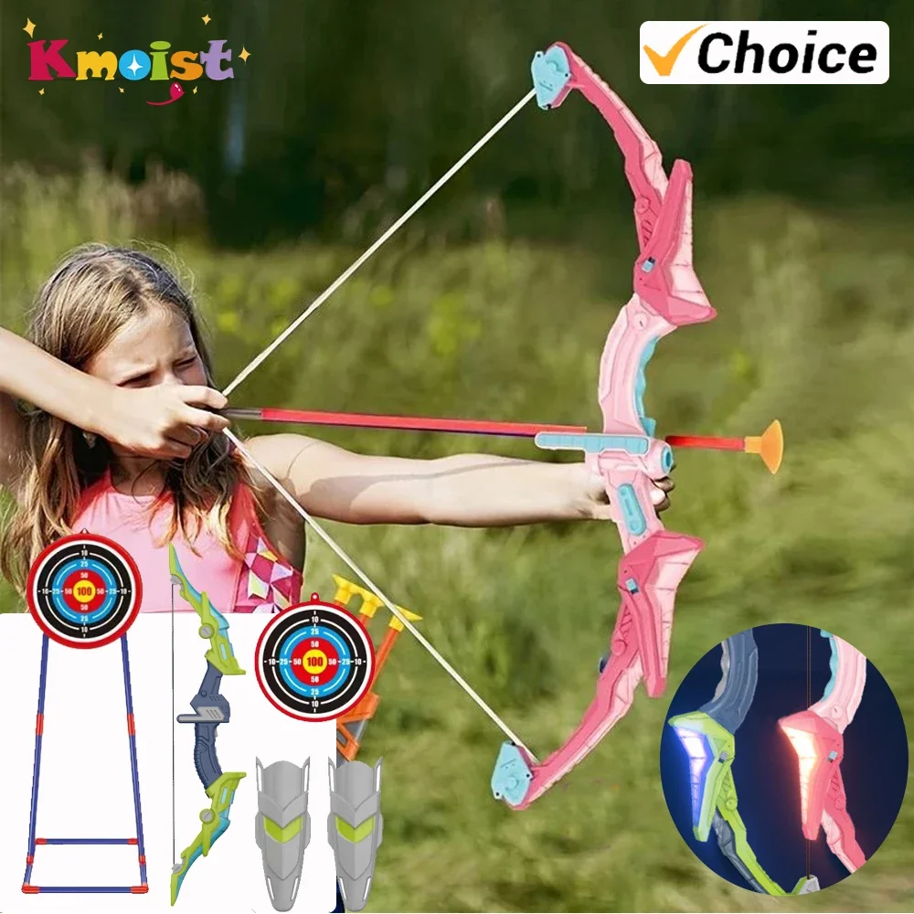 Bow and Arrow Set Light Up Arc – Kids Outdoor Archery Set recenzja i cena