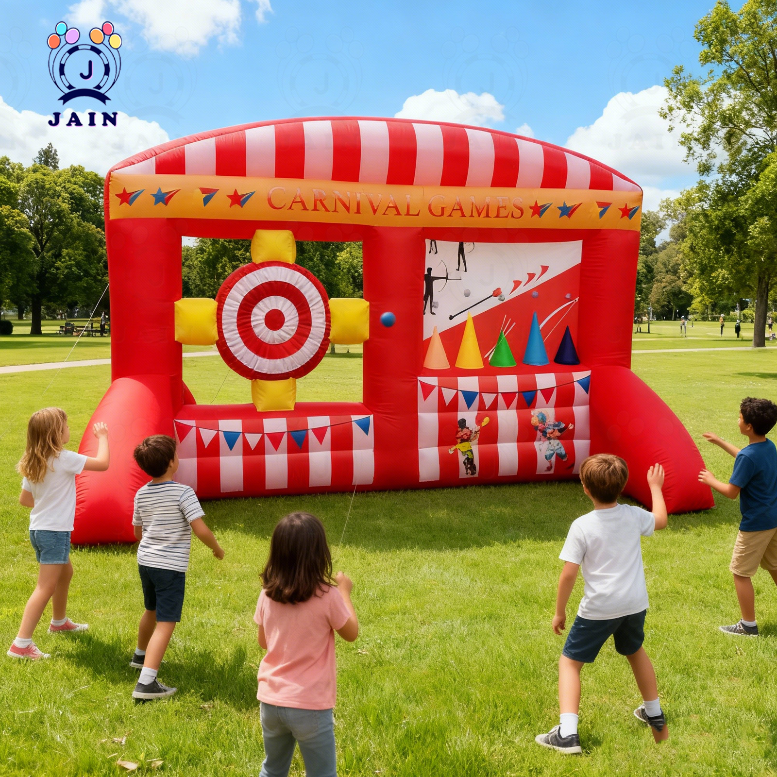 Inflatable Dart & Archery Game – Kids Outdoor Archery Set recenzja i cena