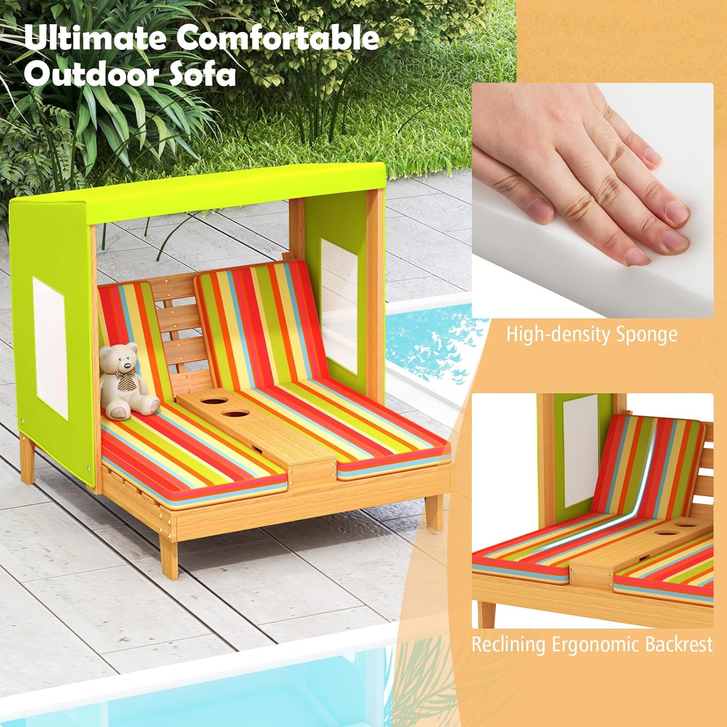 Kids Chaise Lounge Chair Outdo – Kids Outdoor Lounger Chair recenzja i cena