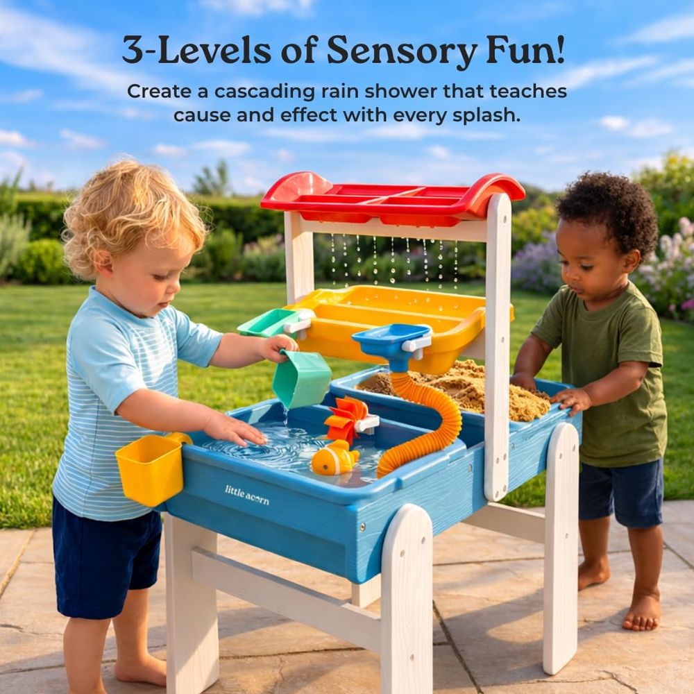 Little Acorn, Water Table or T – Kids Outdoor Water Play Table recenzja i cena