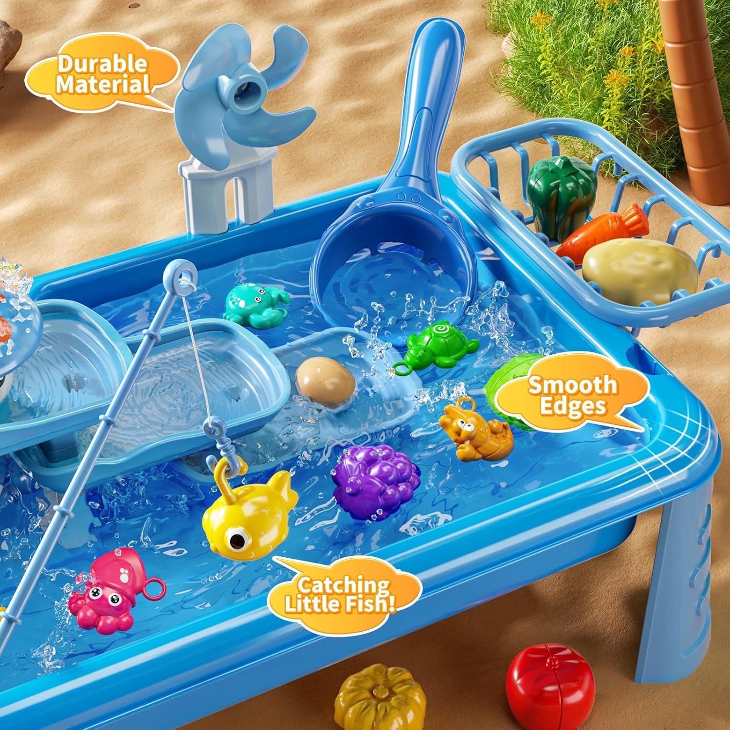 Water Table Play Sink Toy for  – Kids Outdoor Water Play Table recenzja i cena