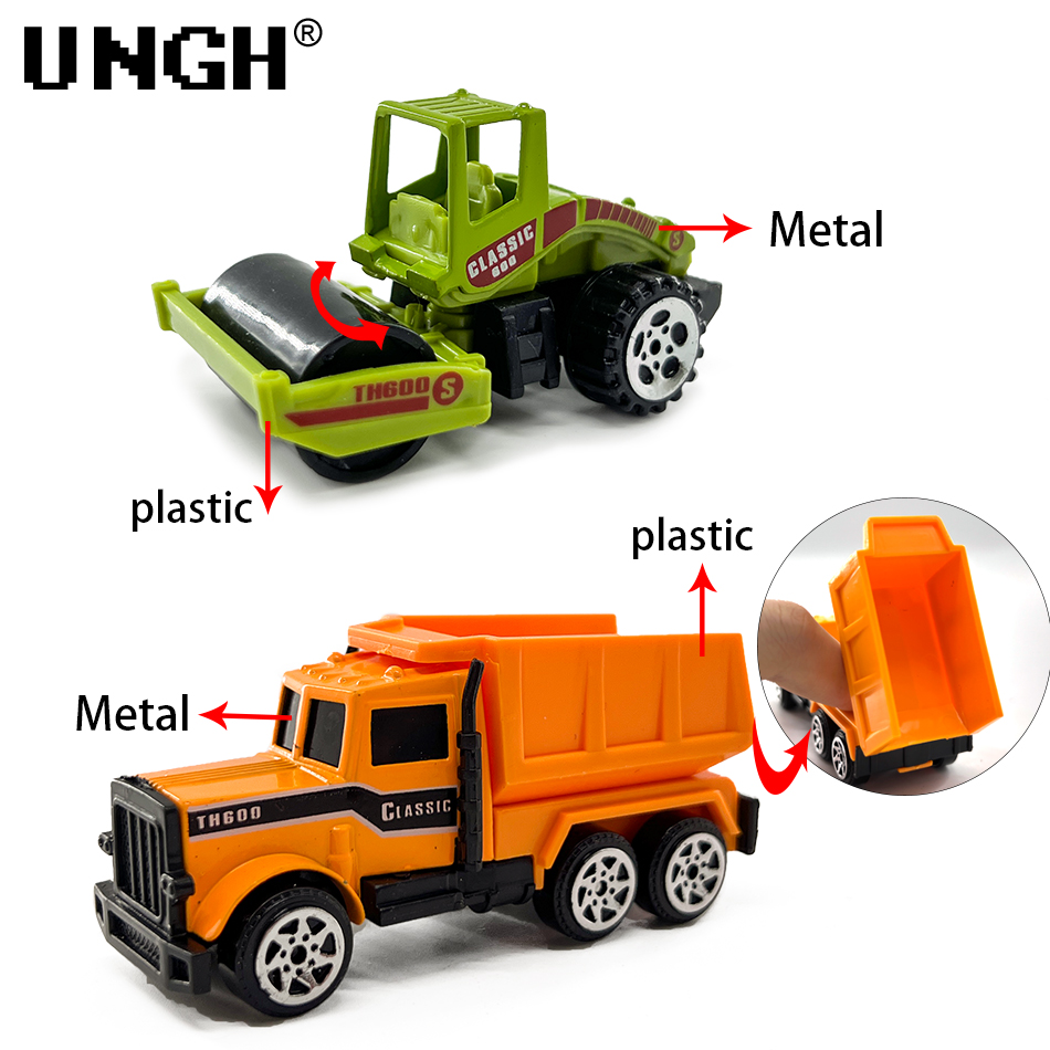 UNGH 6pcs Alloy Diecast Engine – Kids Outdoor Excavator recenzja i cena