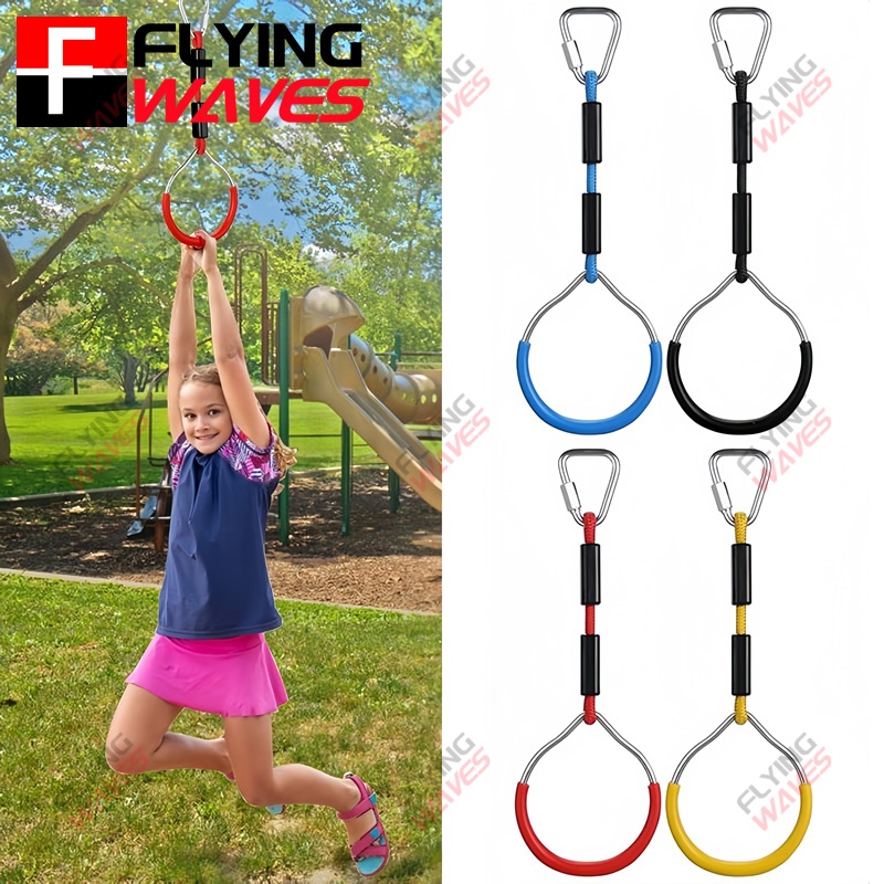 Kids Hanging GYM Ring Swing Cl – Kids Outdoor Swing And Slide recenzja i cena