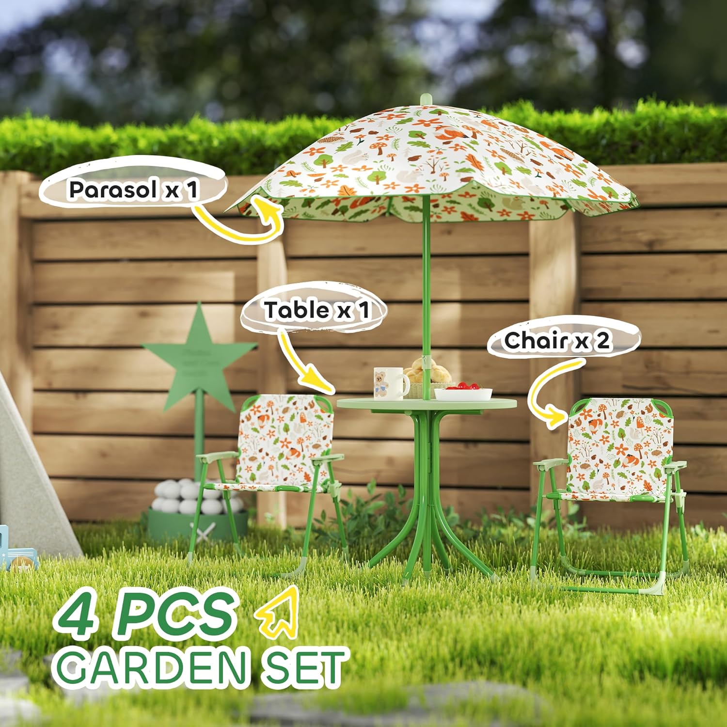 Kids Picnic Table Chair Set Fo – Kids Outdoor Chair And Table recenzja i cena