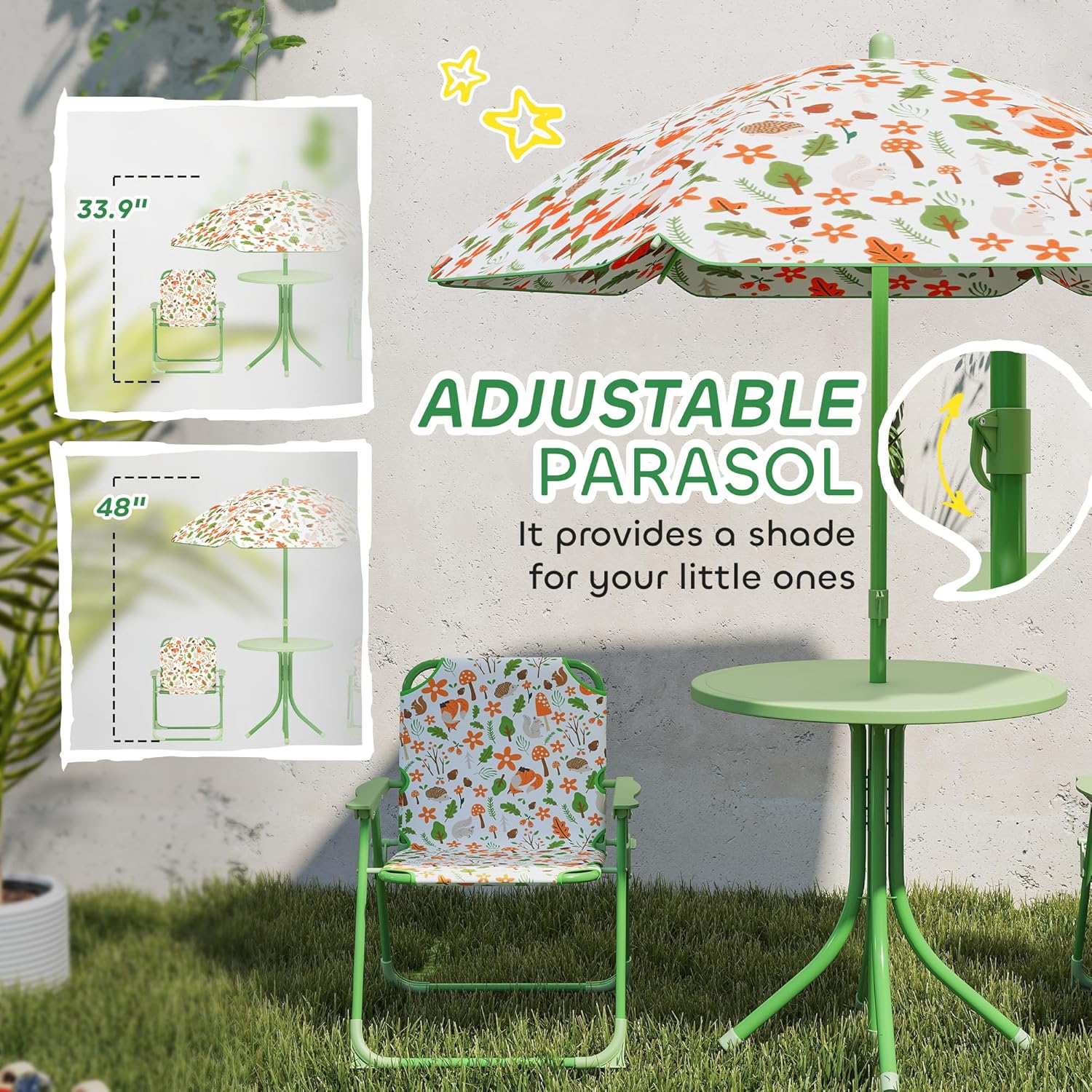 Kids Picnic Table Chair Set Fo – Kids Outdoor Chair And Table recenzja i cena