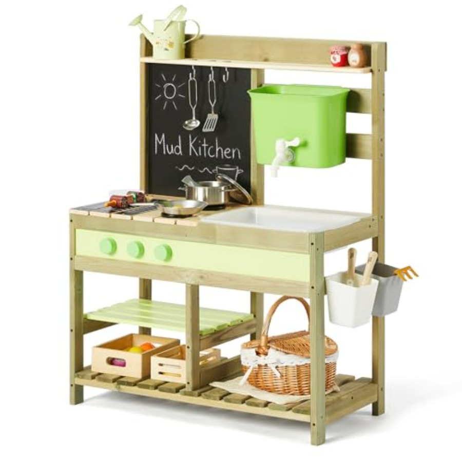 Outdoor mud kitchen for kids:  – Kids Outdoor Mud Table recenzja i cena