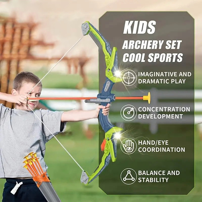 Bows and Arrow Sets with Verti – Kids Outdoor Archery Set recenzja i cena