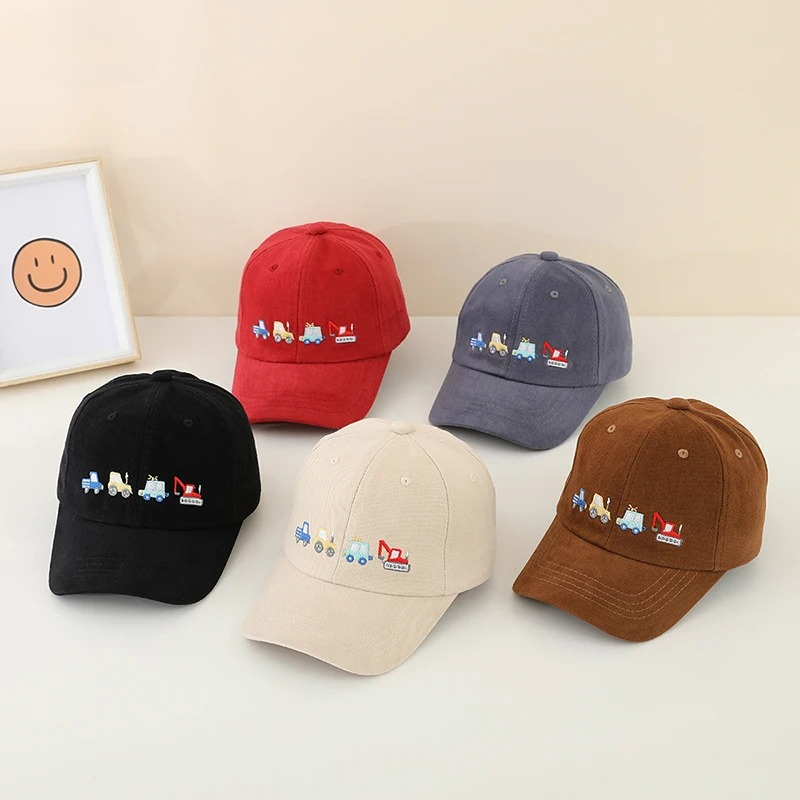 School Boy Baseball Hats Bulld – Kids Outdoor Excavator recenzja i cena