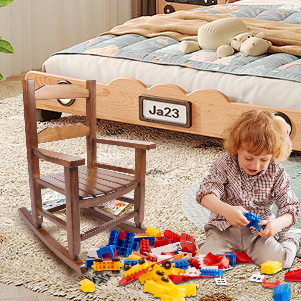 Rocking Chair Kids Wooden Indo – Kids Outdoor Lounge Chair recenzja i cena