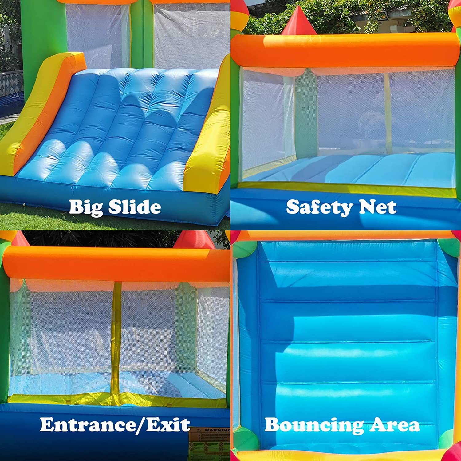 Yard Inflatable Bounce House W – Kids Outdoor Wendy House recenzja i cena