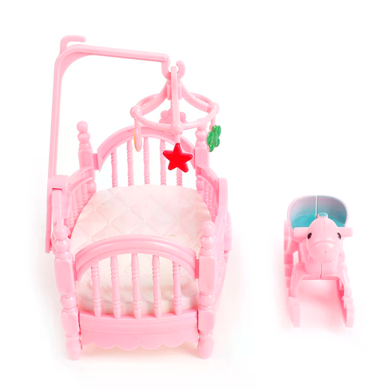 Miniature Crib Wooden Horse Se – Kids Outdoor Chair And Table recenzja i cena