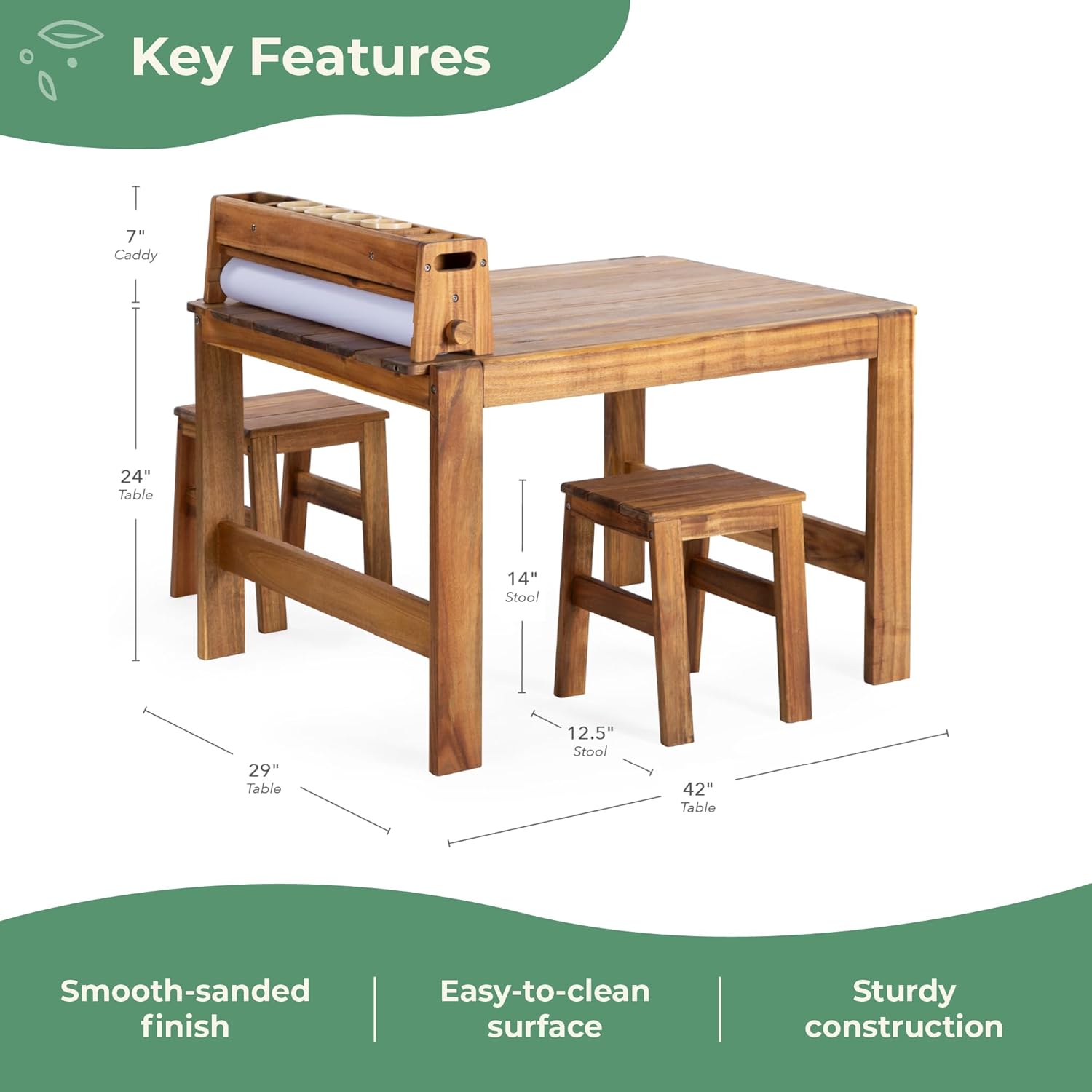 Acadia Outdoor Art Table and S – Kids Outdoor Chair And Table recenzja i cena