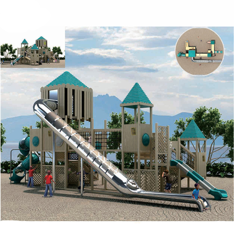Customized Outdoor Recreation  – Kids Outdoor Swing And Slide recenzja i cena