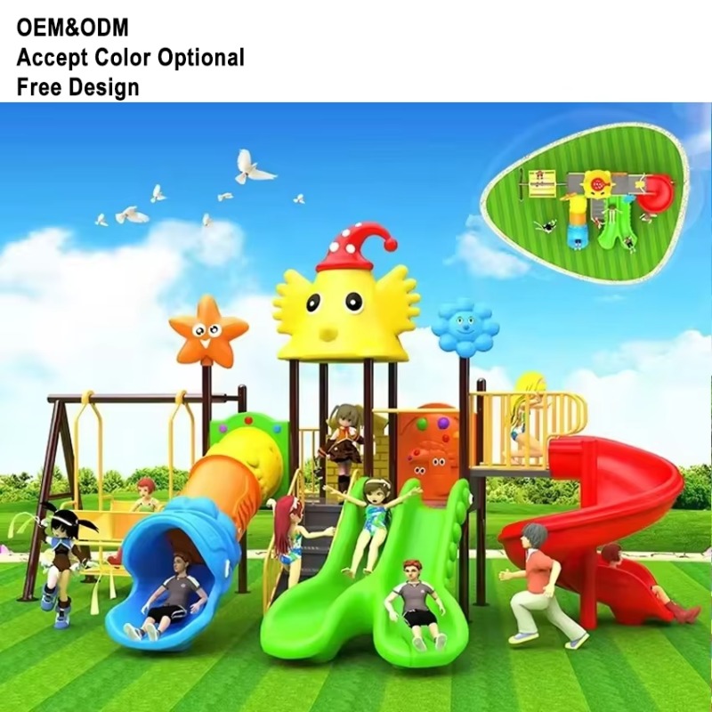 Playground Outdoor Kids Slide  – Kids Outdoor Swing And Slide recenzja i cena